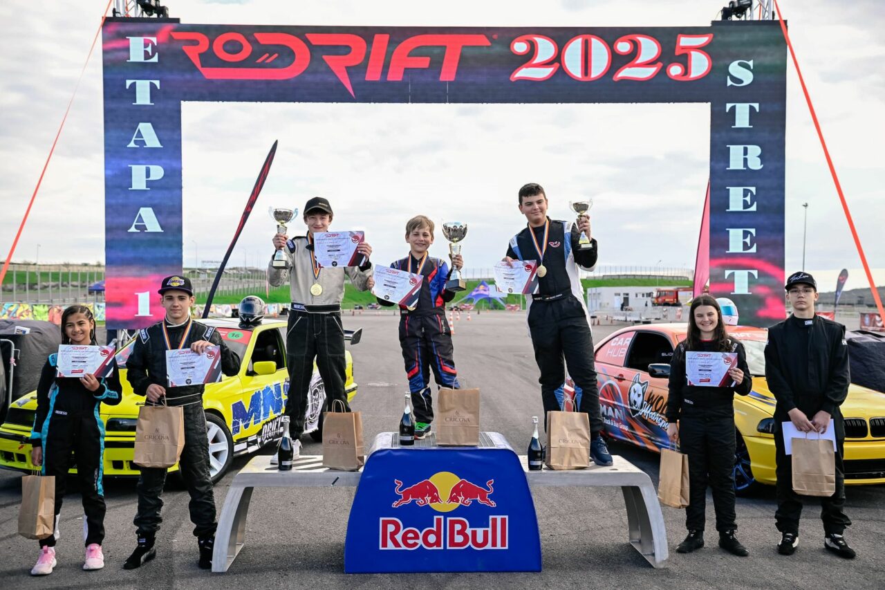 Cel mai tânăr pilot de drift din România, victorie la prima etapă a sezonului! Cine este Alexis Stan