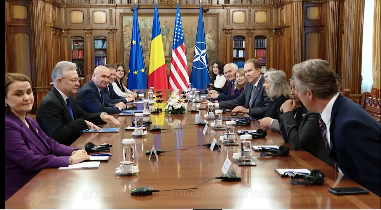 4 democrați și 4 republicani, la Cotroceni. Ilie Bolojan s-a întâlnit cu delegația din partea Congresului SUA