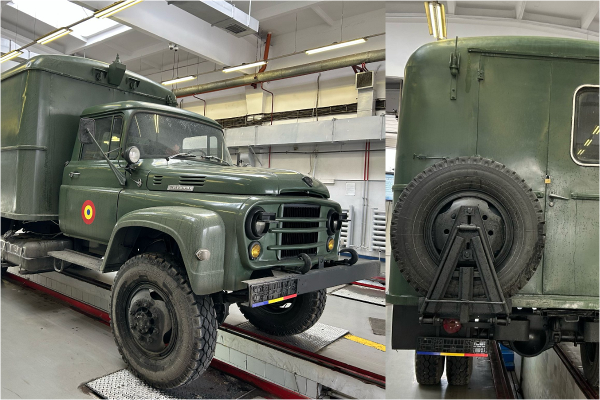 Apariție inedită la RAR: cum arată un fost camion al Armatei Române, fabricat în 1974