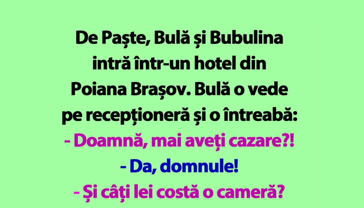 BANC | Bulă, Bubulina și vacanța de Paște