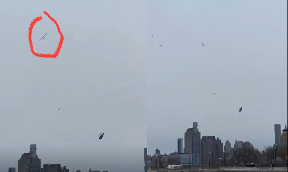 TRAGEDIE lângă New York. 6 persoane au murit, după ce un elicopter s-a prăbușit în râul Hudson. Aeronava s-a dezintegrat în timpul zborului