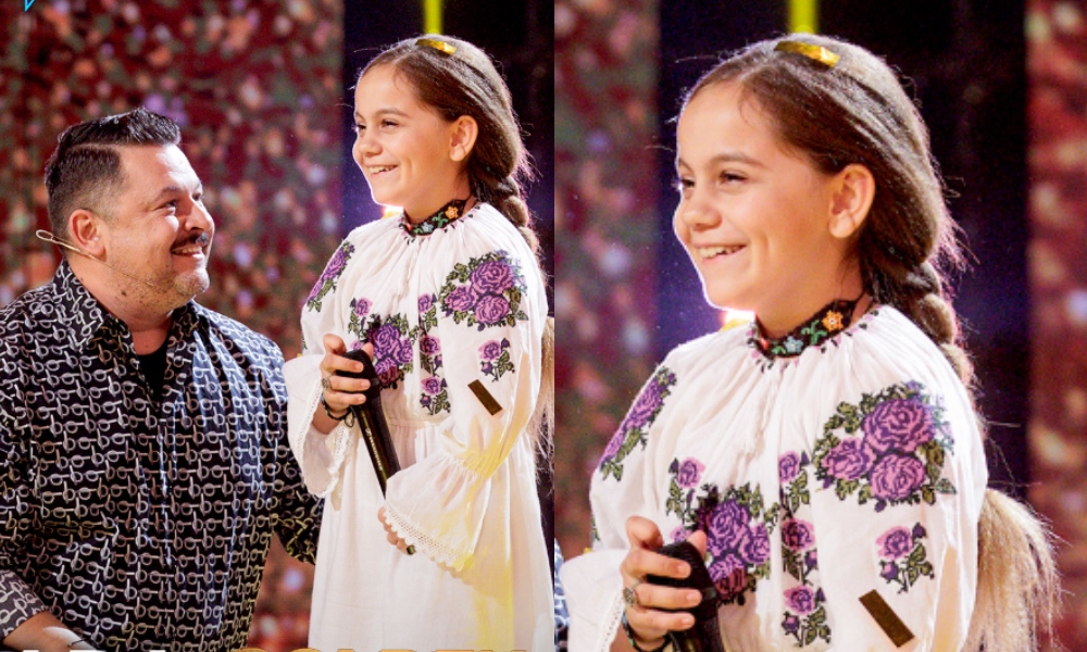 Cine e Sara Hanț, fetița de 10 ani care a primit Golden Buzz la „Românii au talent”. Copila suferă de o boală rară: „Am avut 36 de operații”