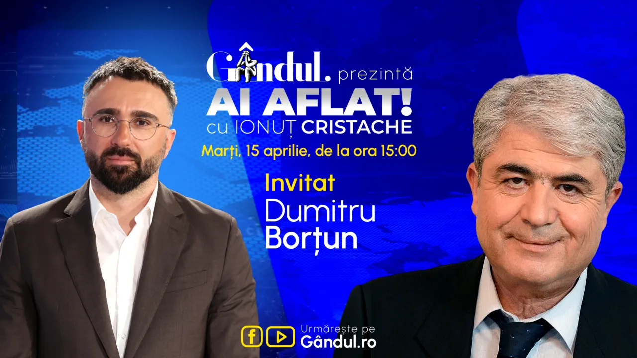 Dumitru Borțun – România, țară în impas? „Ai aflat! cu Ionuț Cristache”