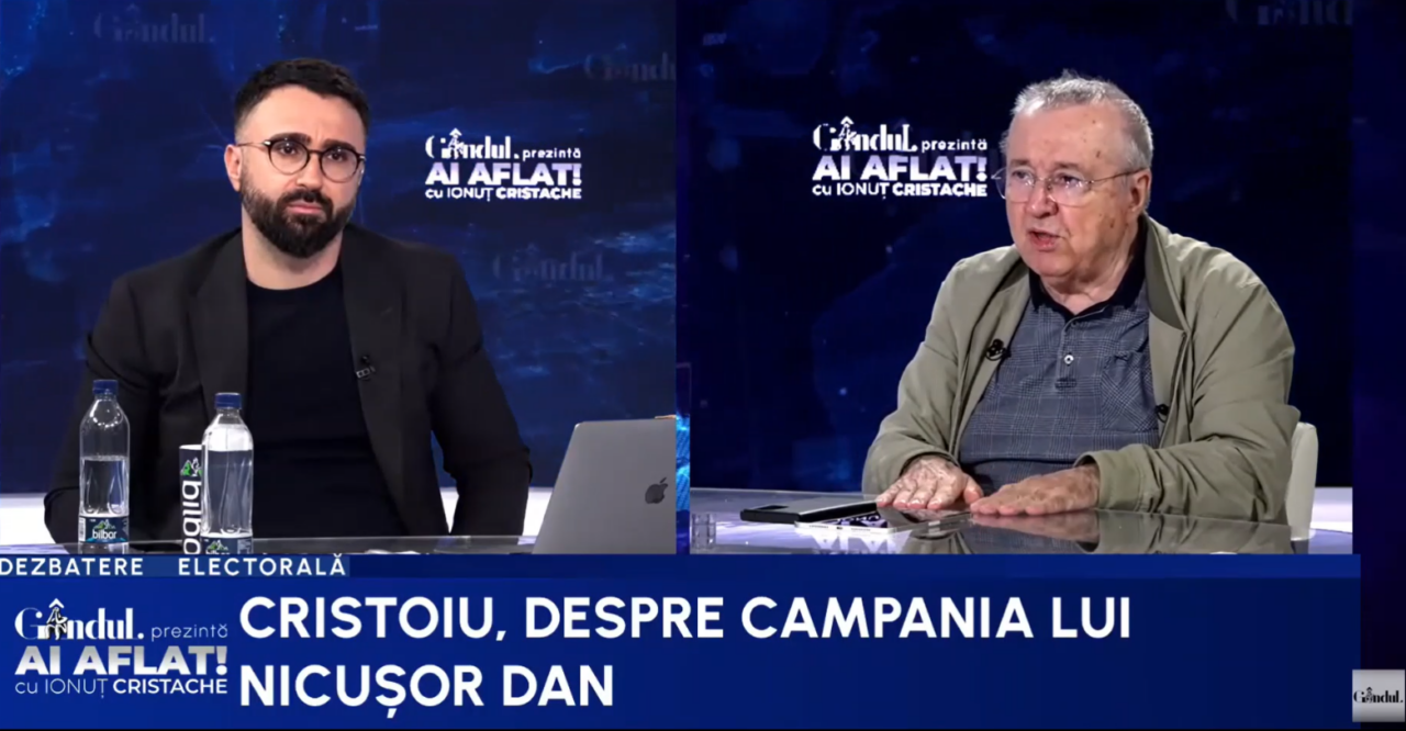 Ion Cristoiu: „DIFERENȚA dintre gazetari și unii intelectuali: existența operei”