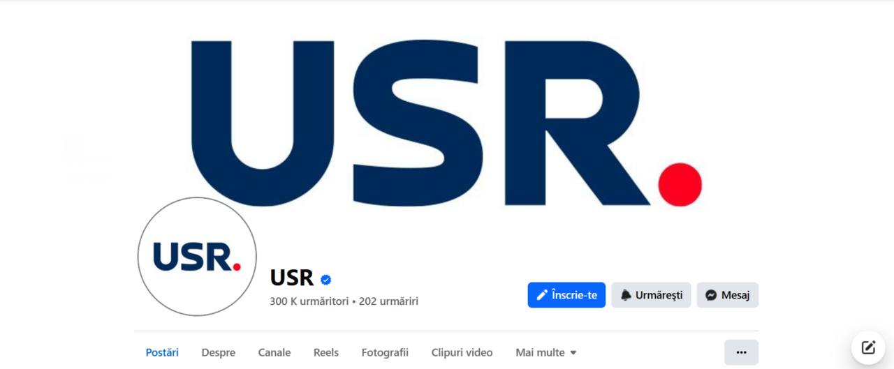 Lasconi a rămas și pe Facebook fără susținerea partidului. USR și-a schimbat fotografia de copertă, după scandalul retragerii sprijinului politic