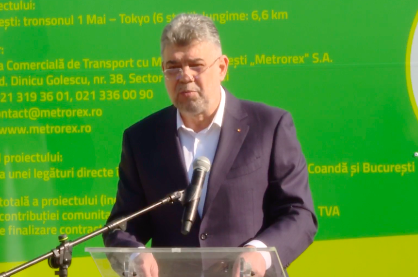 Marcel Ciolacu: „Construcţia metroului spre Aeroportul Otopeni este mai mult decât un proiect de infrastructură, este un simbol al progresului”