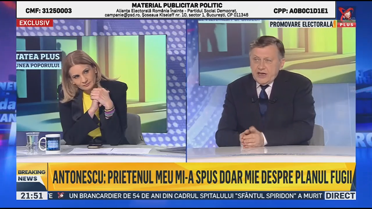Crin Antonescu: „Dacă se reia turul II, nu particip, că nu sunt invitat”
