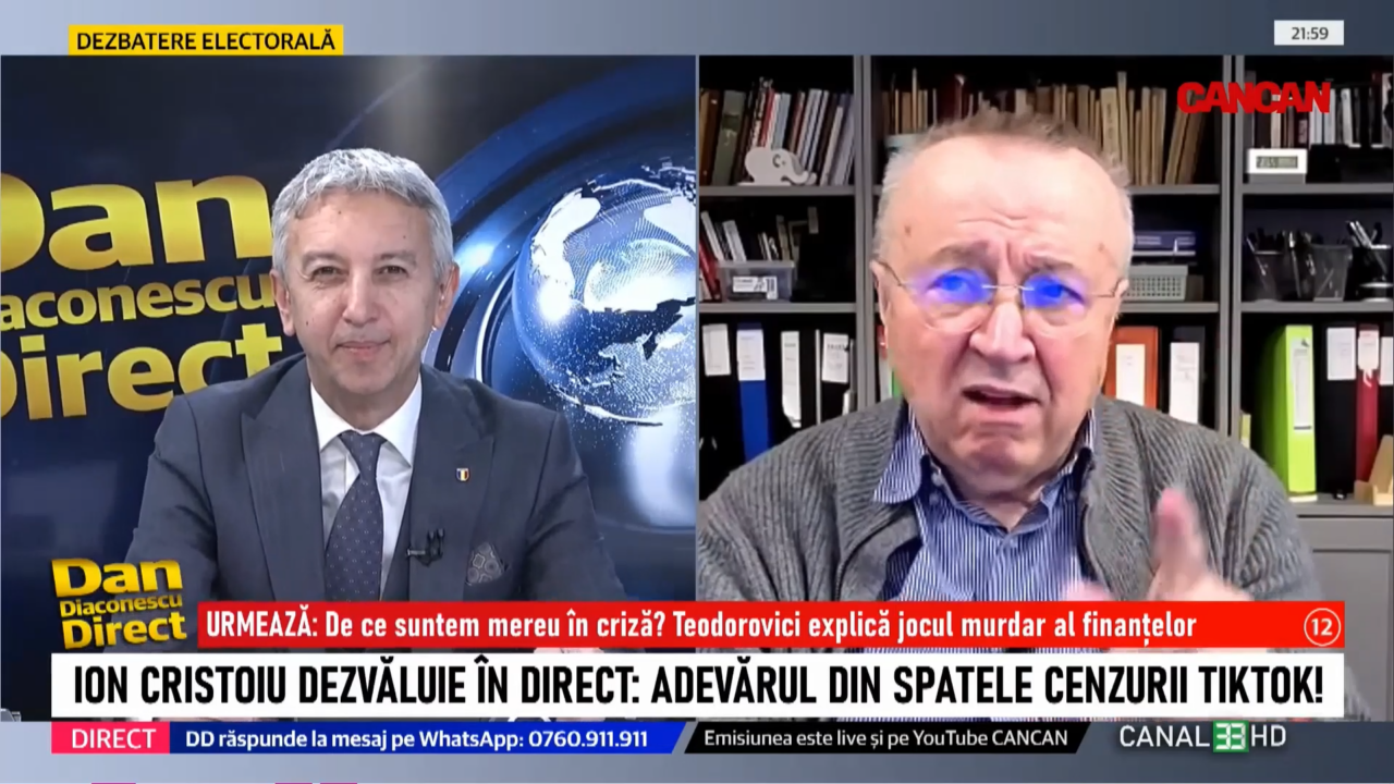 Ion Cristoiu: „Am avut o aventură pe TikTok…”