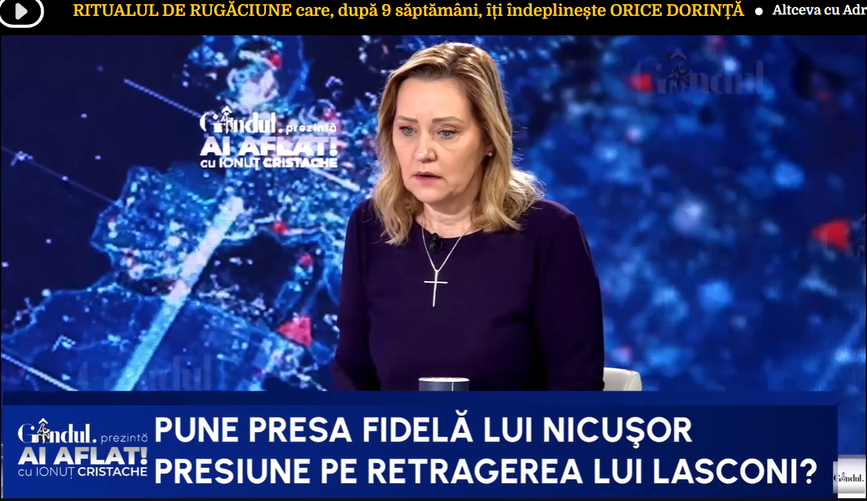 Elena Lasconi: „Nicușor Dan, Antonescu, Ponta și Simion se tem de o dezbatere cu mine”