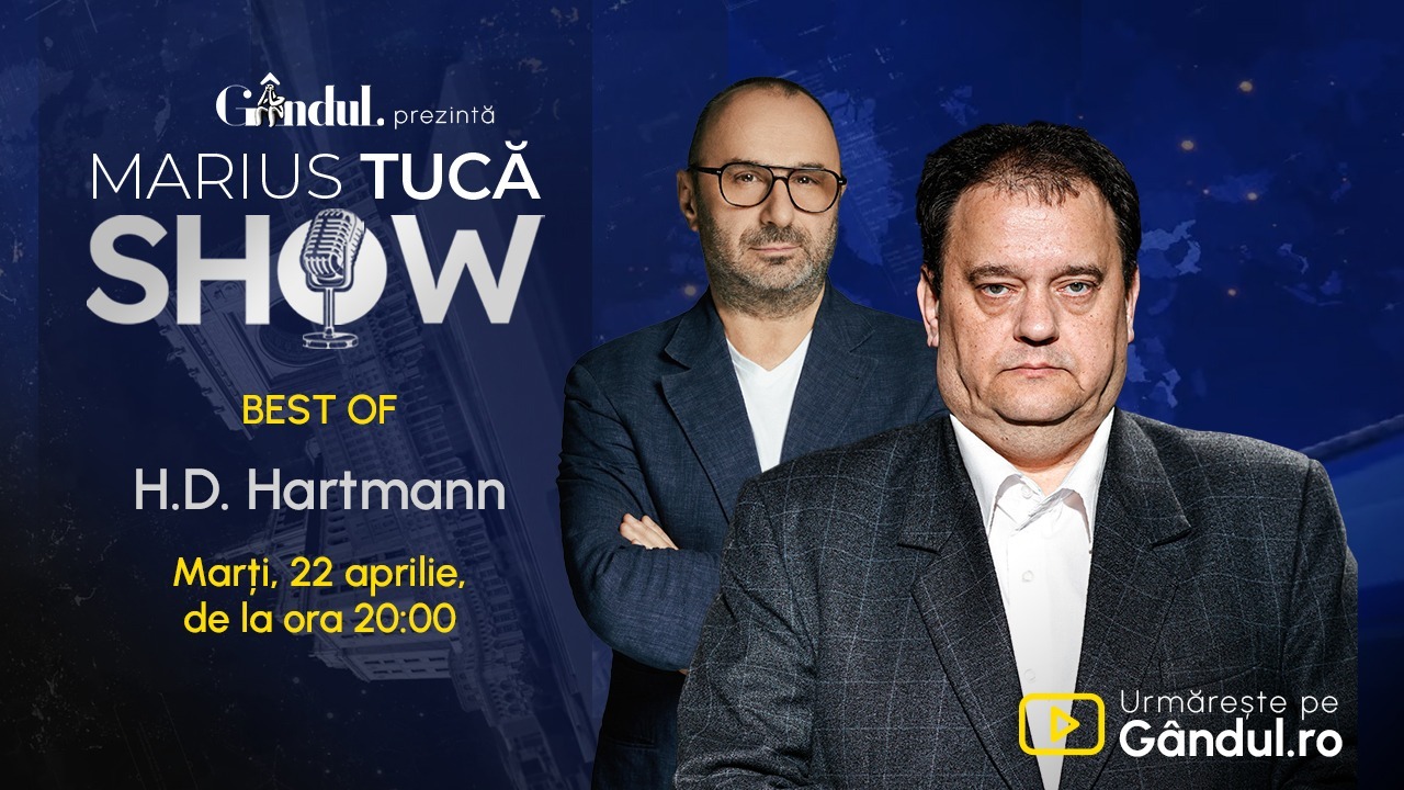 Gândul prezintă Best of Marius Tucă Show – marți, 22 aprilie, de la ora 20.00