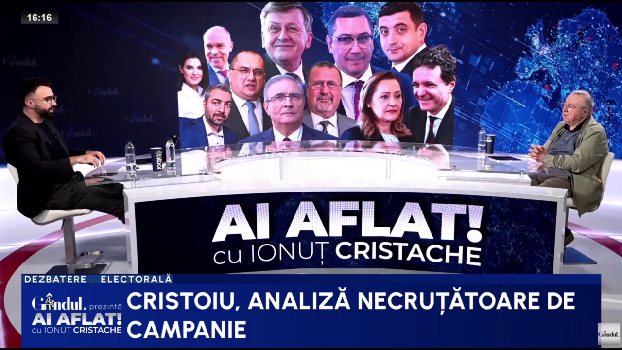 Ion Cristoiu: „Nici măcar celebrele dezbateri dinaintea turului doi nu au schimbat nimic înainte de vot”