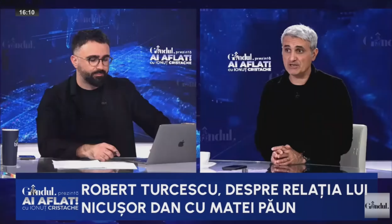 Nicușor Dan, CONTRAZIS de Ionuț Cristache în legătură cu opiniile pro-ruse ale lui Matei Păun. Robert Turcescu: „De aia e nevoie de dezbateri”