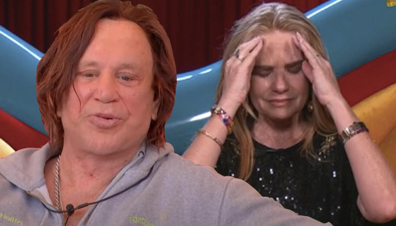 Ce i-a făcut Mickey Rourke unei concurente de la „Big Brother”. Actrița britanică a izbucnit în lacrimi