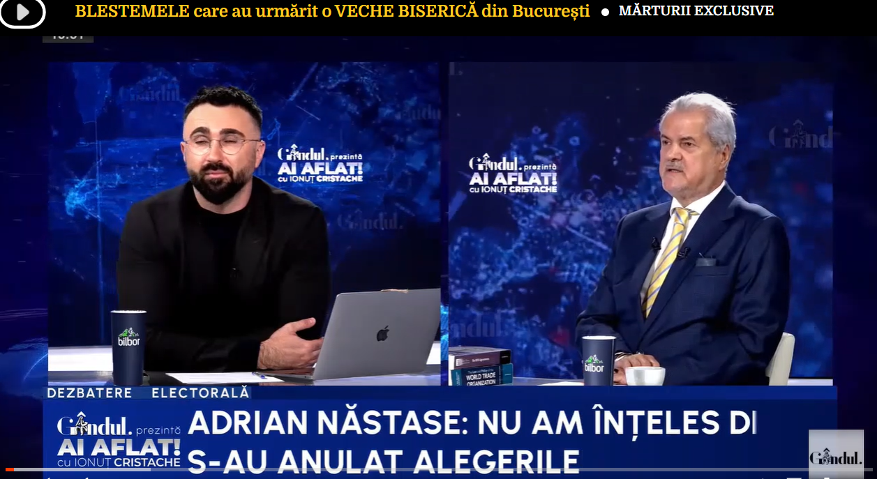 Adrian Năstase: „Scoaterea lui Georgescu din cursă ne-a ferit de o direcție în care ajungeam într-o FUNDĂTURĂ”