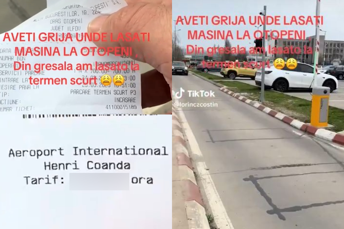 Suma URIAȘĂ pe care a plătit-o un șofer, după ce și-a lăsat mașina timp de o zi și jumătate în parcarea Aeroportului Otopeni
