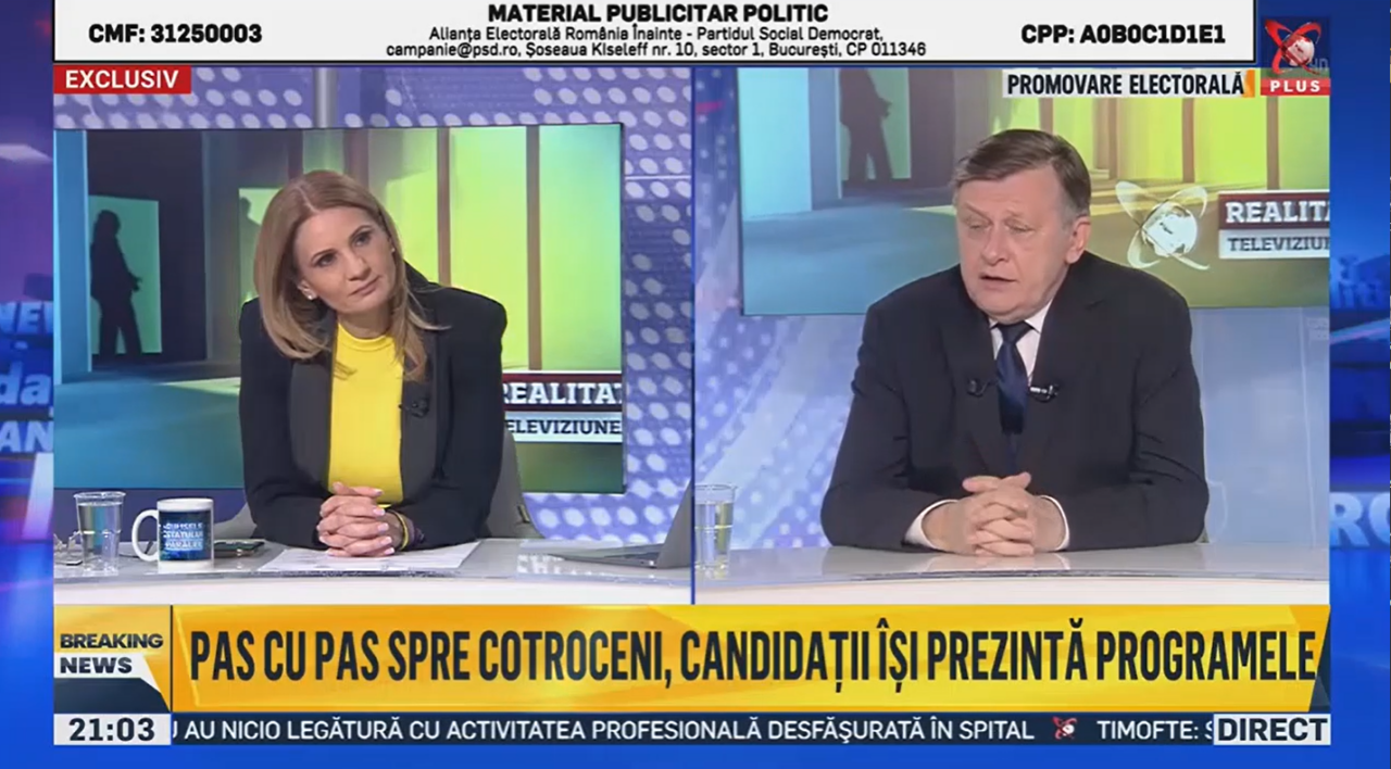 Crin Antonescu: „Merg la biserică mai puțin decât mi-aș dori. Nu sunt un bisericos”