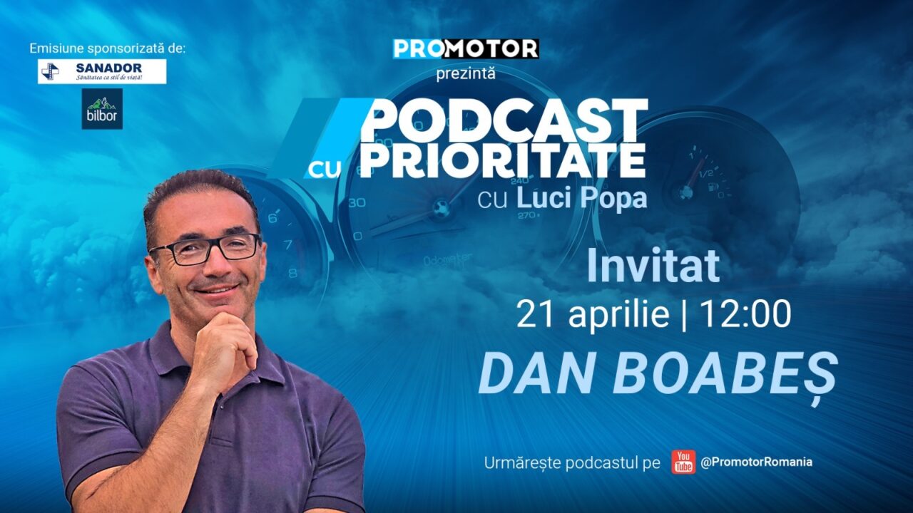 „Podcast cu Prioritate” by ProMotor, episodul 72 – Dan Boabeș demontează mituri despre taximetria bucureșteană