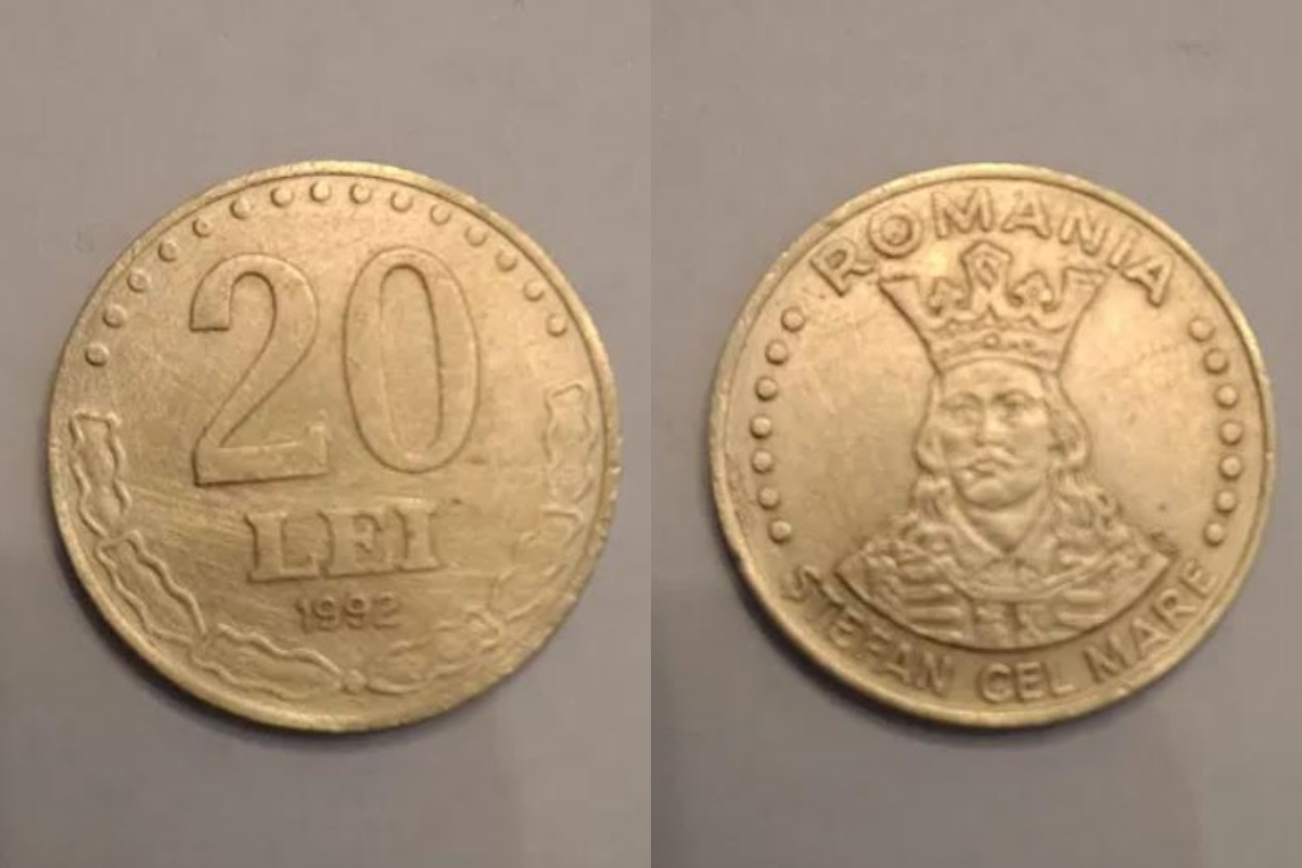 Prețul ireal cerut pentru o monedă de 20 de lei din 1992, acum, în 2025