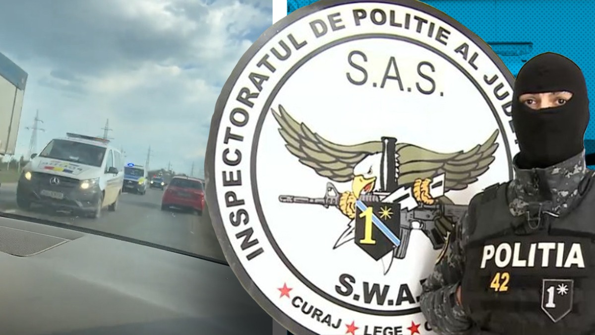Mascații Poliției Ilfov, filmați în timp ce provocau haos pe șoseaua de centură. Ar fi făcut inclusiv un accident și ar fi fugit de la fața locului