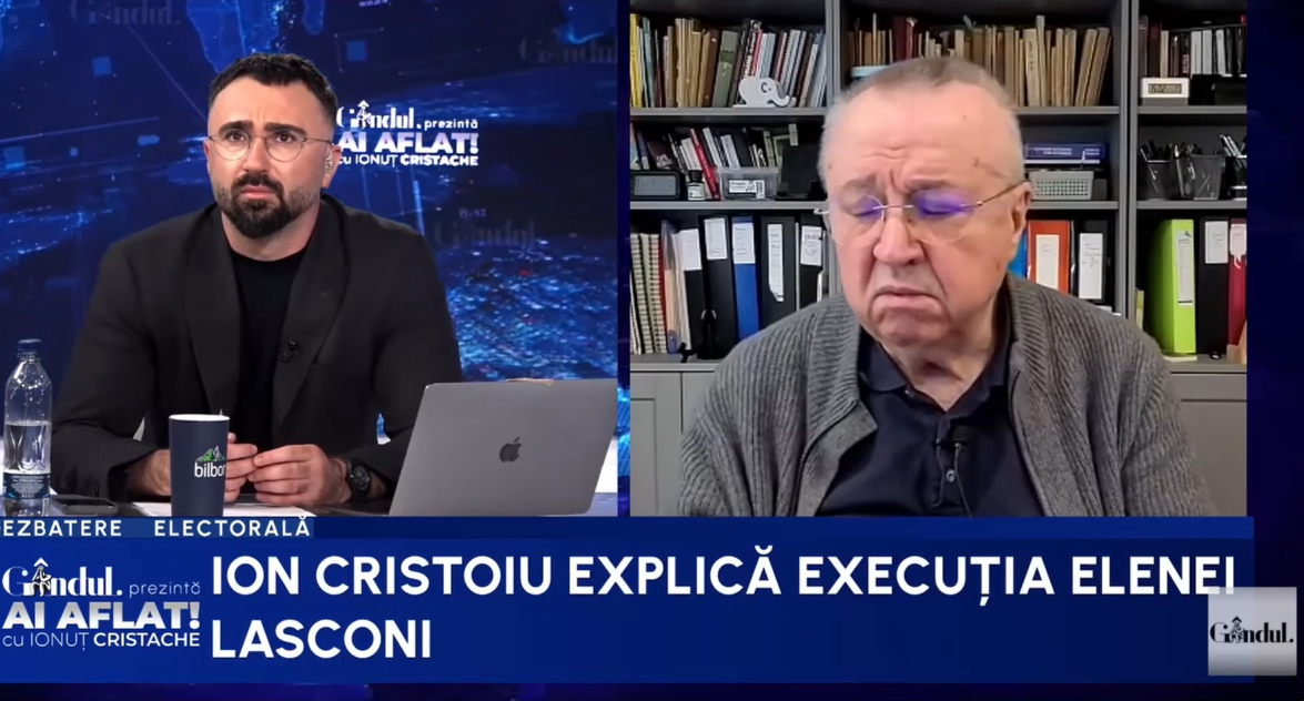 Ion Cristoiu: „Doamna Lasconi e trecută pe buletin ca fiind din partea USR”