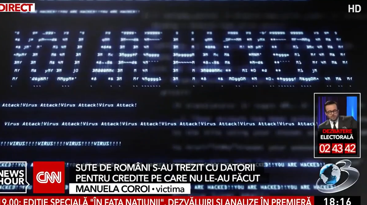 Sute de români s-au trezit cu datorii pentru credite pe care nu le-au făcut. 24% dintre români au fost victimele hackerilor în ultimul an