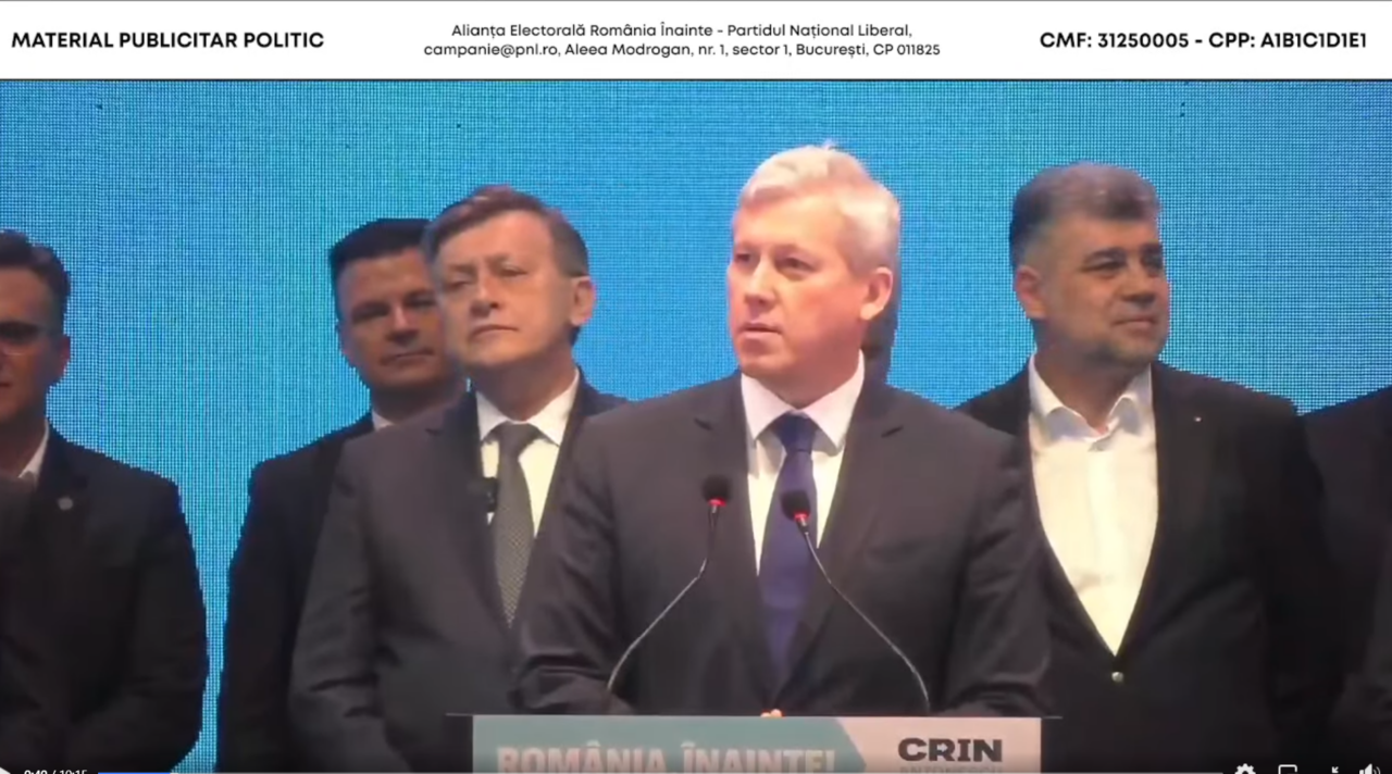 Cătălin Predoiu: Singurul competitor care îl poate învinge în TURUL 2 pe Simion este Crin Antonescu! Votul util trebuie să meargă către Crin