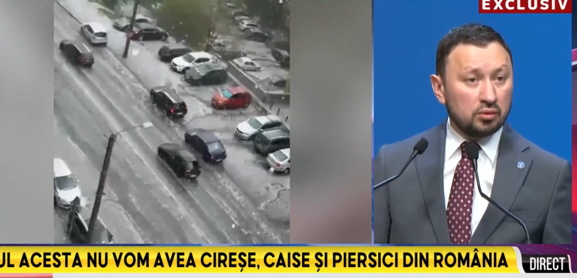 Ministrul Mediului, semnal de alarmă privind fenomenele METEO extreme: „Se pare că nu vom mânca cireșe, vișine, caise și piersici din România”