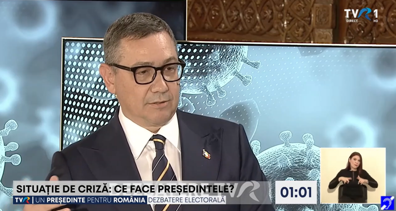 Victor PONTA: Sub pretextul pandemiei, s-au ÎNCĂLCAT drepturi fundamentale