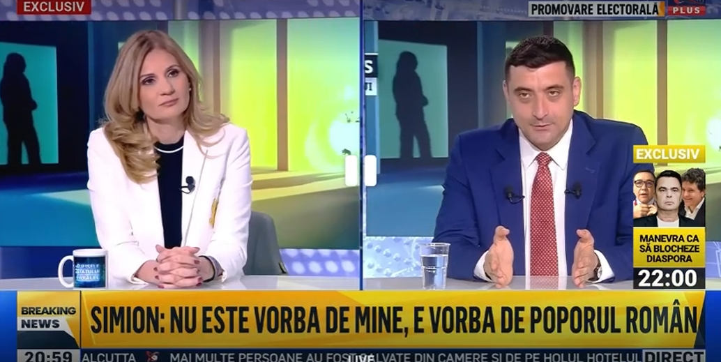 George Simion: „Domnul Călin Georgescu m-a impresionat de mai multe ori”