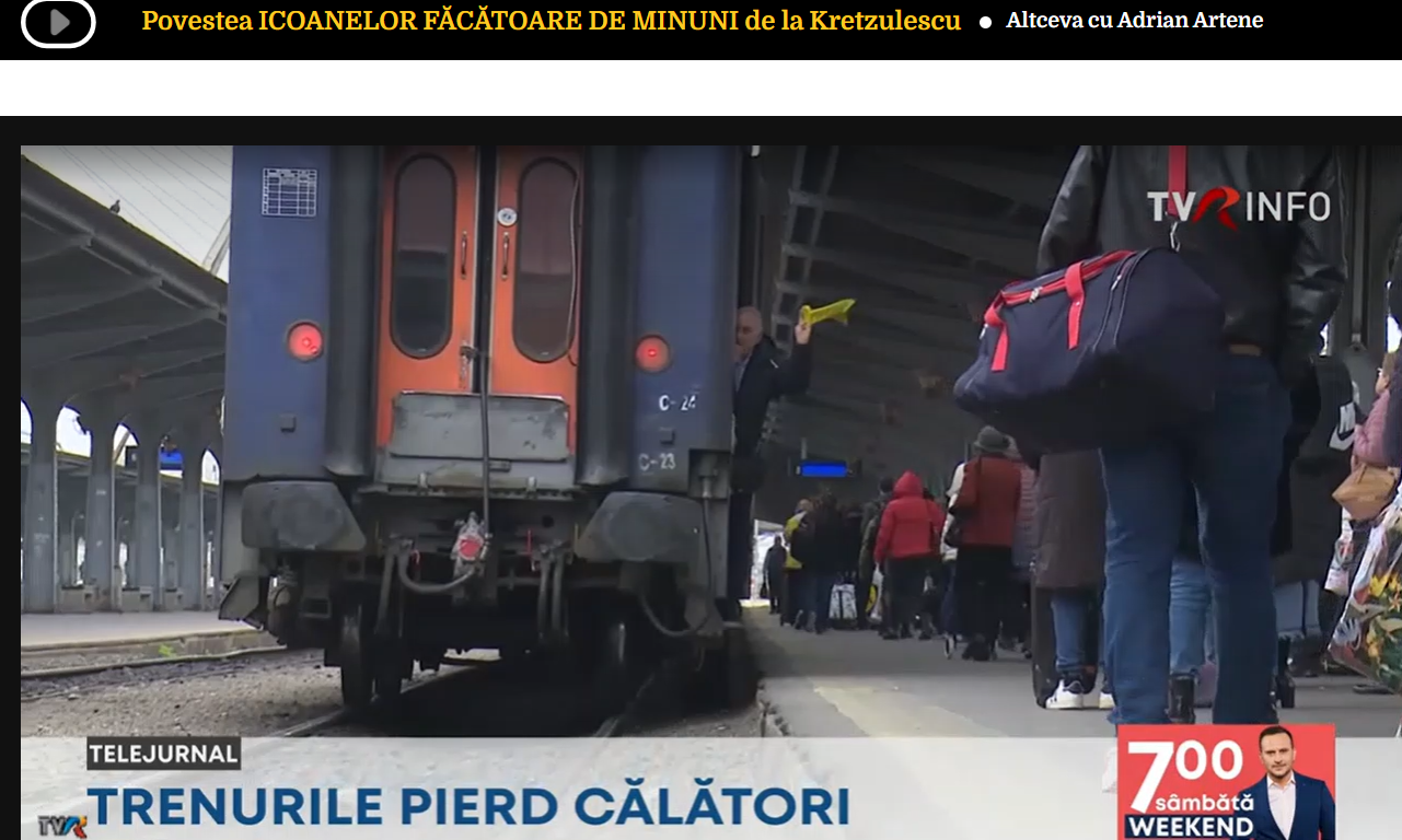 Calea ferată, cel mai lung drum din țară. Cu ce VITEZĂ circulă trenul în România