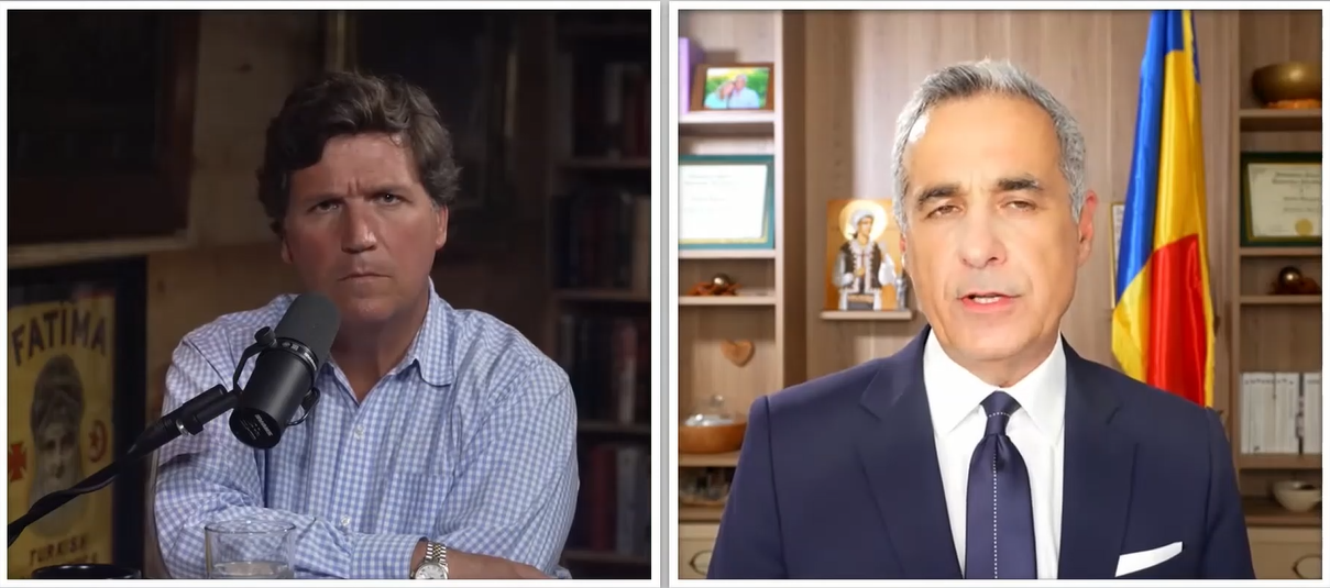Ce scrie ziaristul american pe X, despre Călin Georgescu, după interviul – eveniment de la „The Tucker Carlson Show”