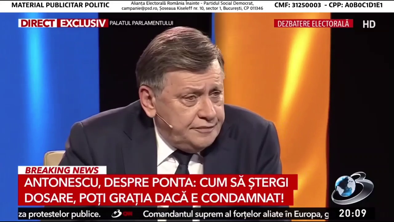 Crin Antonescu spune că NU l-ar grația pe Călin Georgescu: „Voi uza de dreptul grațierii” / „Nu mă refer la marii politicieni, la marii corupți”