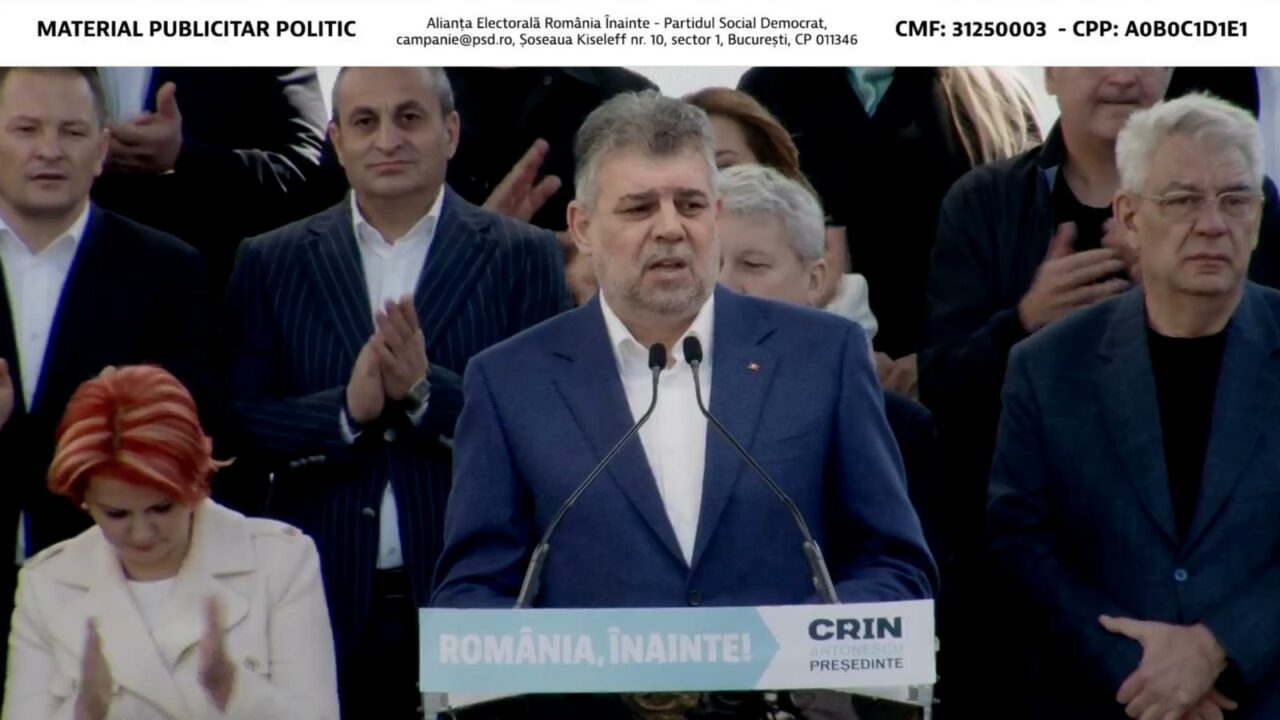 Marcel Ciolacu îi face portretul lui Antonescu: Este singurul candidat care vrea ordine și nu haos/ M-am săturat să văd cum românii se CEARTĂ între ei