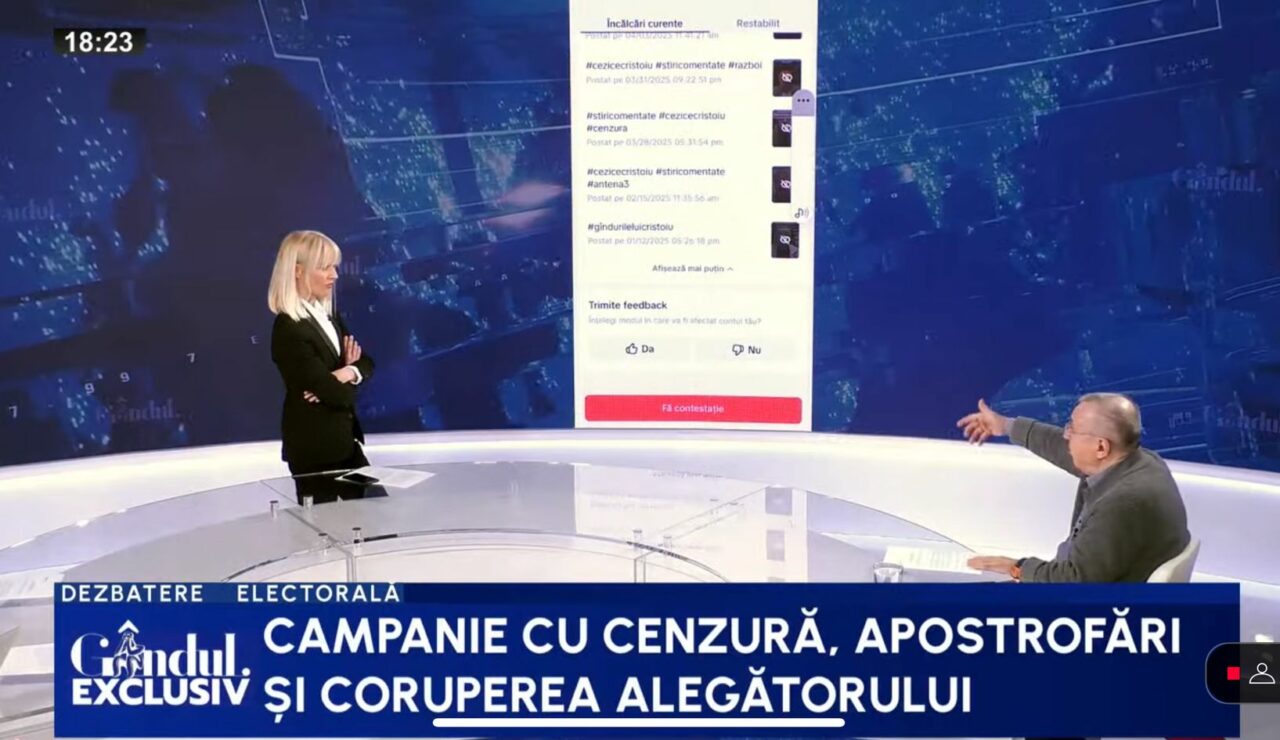 Ion Cristoiu, despre interzicerea contului său de TikTok: Dacă pe mine m-au interzis, pe dumneavoastră vă arestează