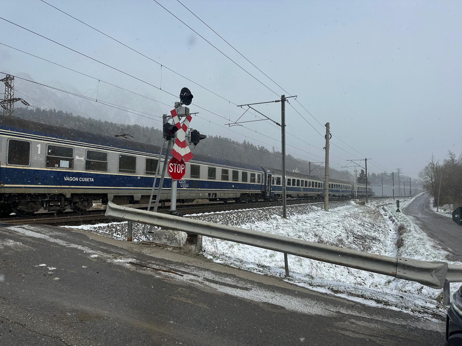 Accident feroviar pe linia București – Brașov în Bușteni