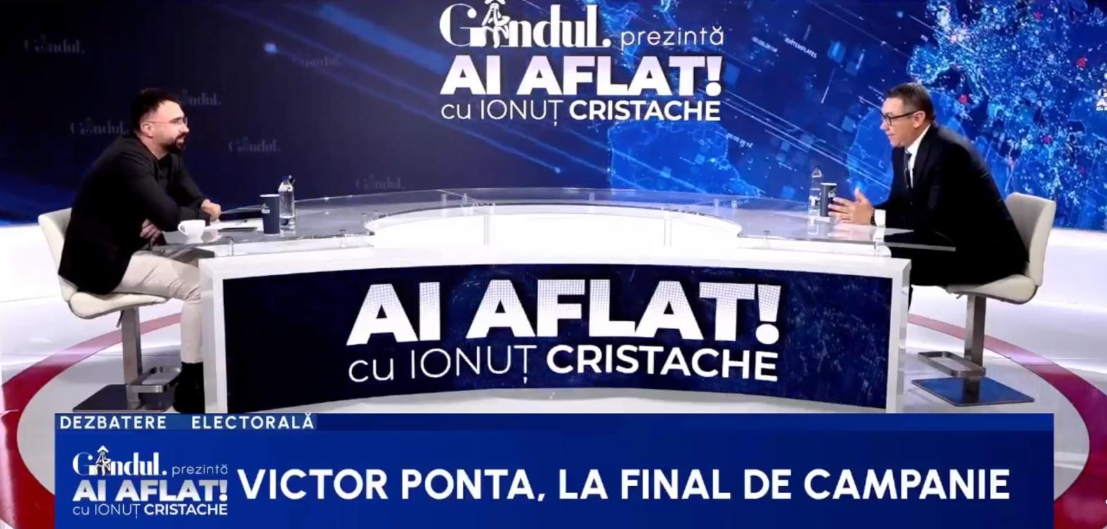 Victor Ponta acuză: Sprijinul dezvoltatorilor pentru Nicușor Dan are motivații ascunse