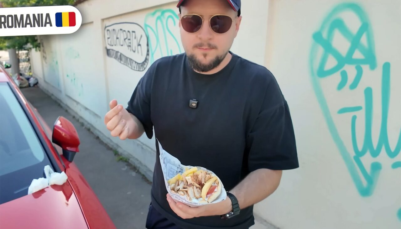 Ce a găsit Răzvan Mazilu într-un GYROS cumpărat din București. L-a aruncat la gunoi, când a văzut așa ceva