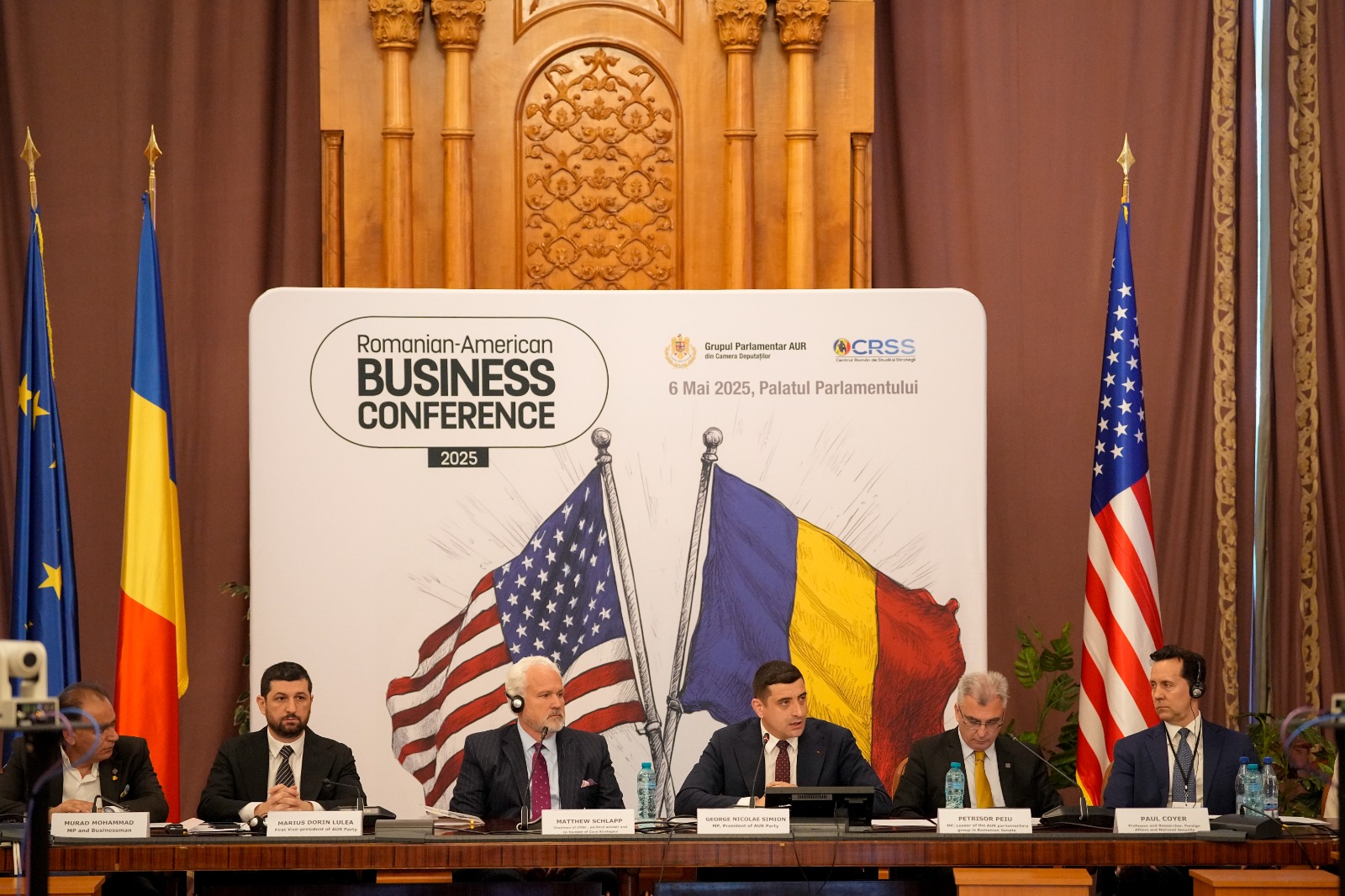 George Simion: Sunt singurul candidat care are RELAȚII cu administrația Trump