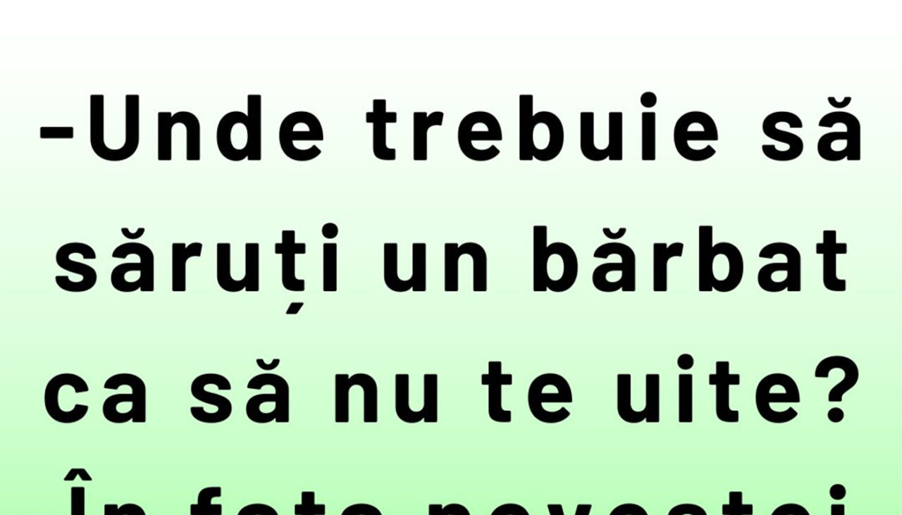 Bancul de marți | Sărutul perfect