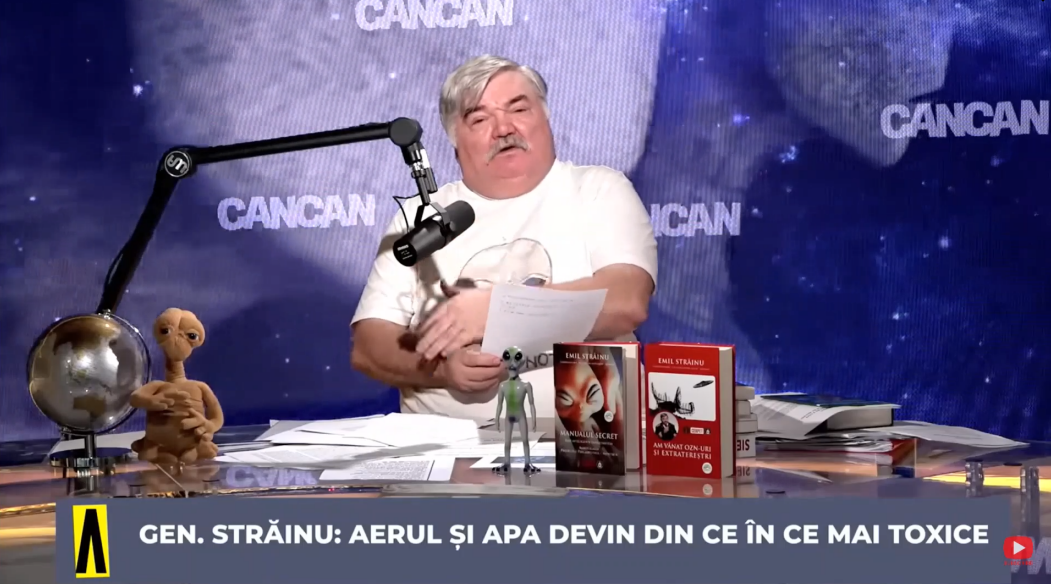 Gen. Emil Străinu: „Entități extraterestre sunt pe Terra. Nu toate vin din cosmos”