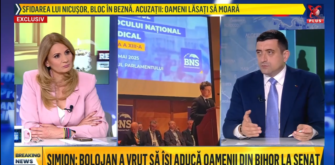George Simion: Aș vrea să îl văd pe Nicușor Dan dând interviuri pentru presa din SUA