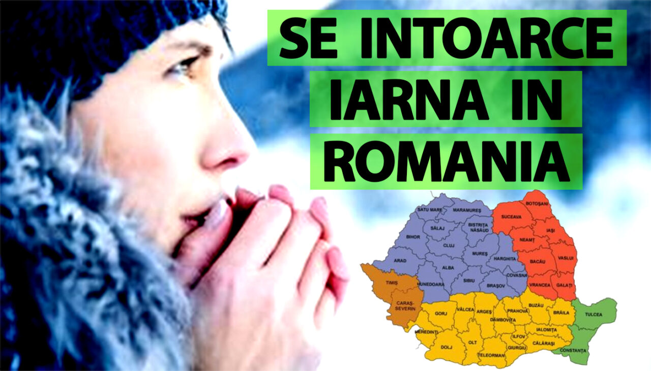 Se întoarce iarna! Temperaturi de 4 grade Celsius, în aceste orașe din România
