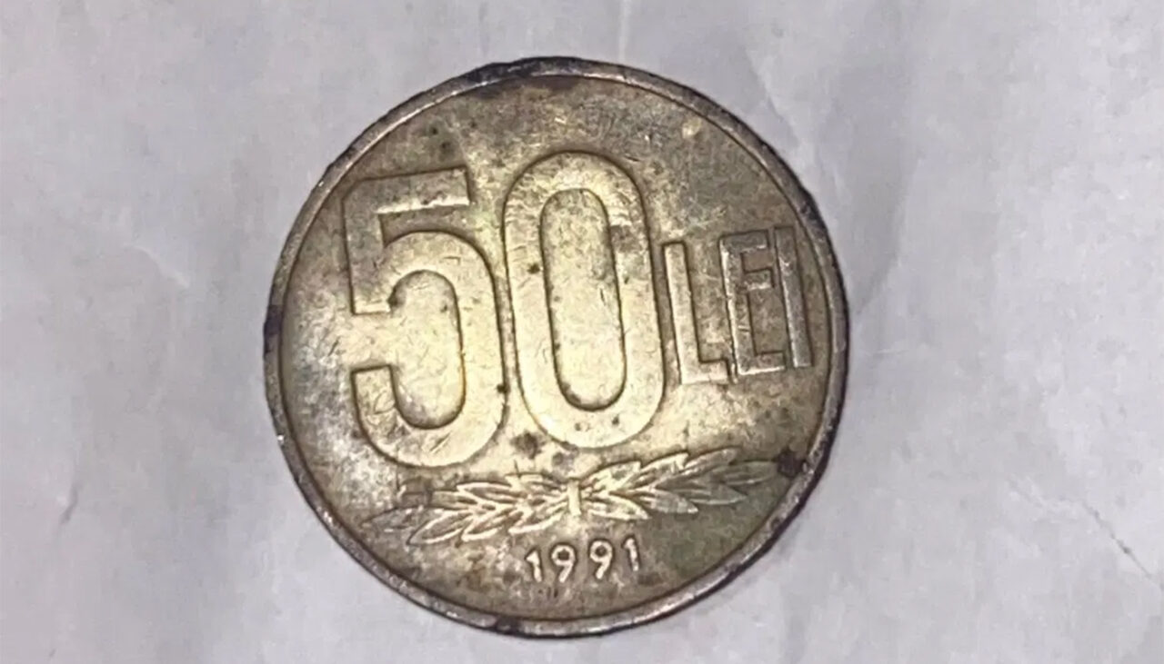 Cu câți bani se vinde acum, în 2025, celebra monedă de 50 lei din anii ’90