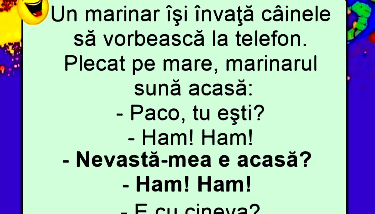 BANCUL ZILEI | Marinarul și câinele vorbitor