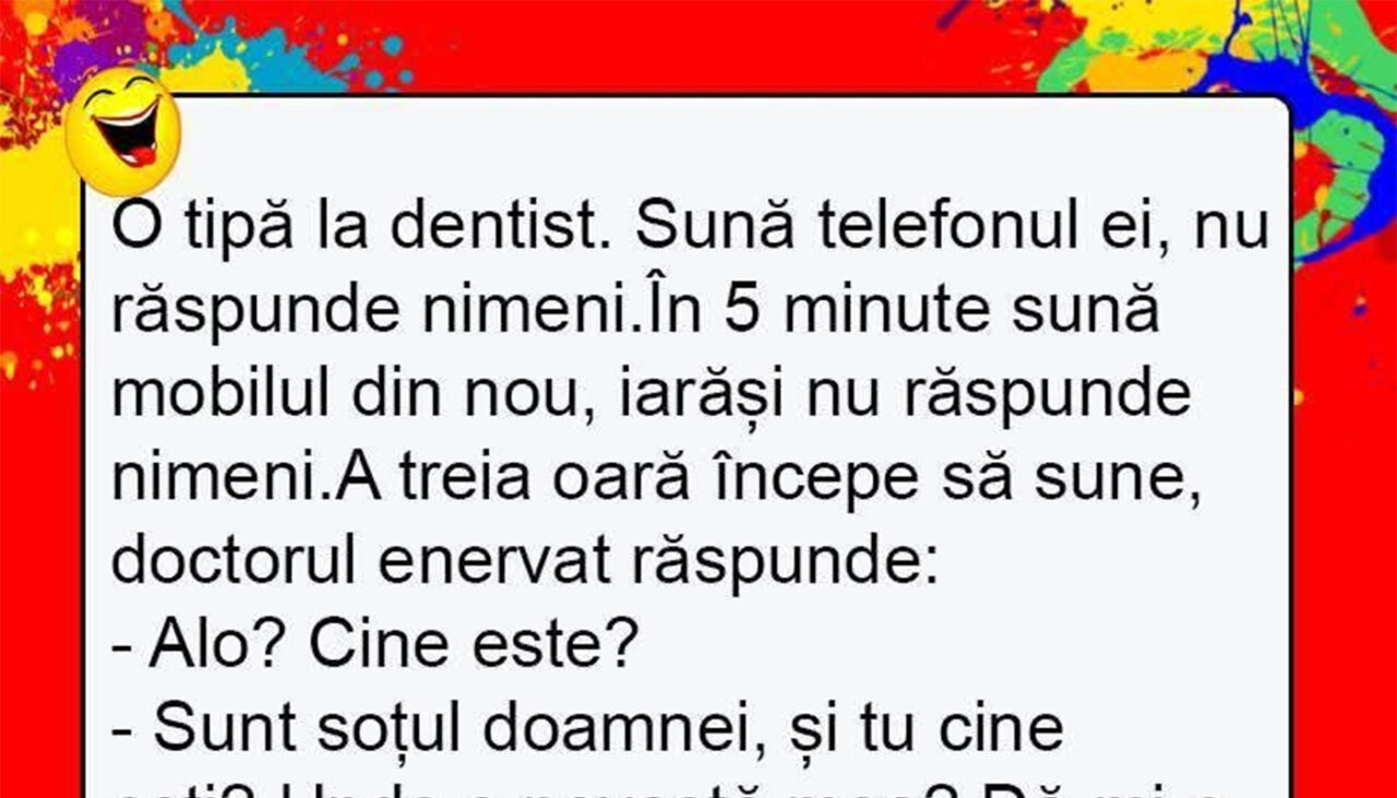 BANCUL ZILEI | O tipă, la dentist