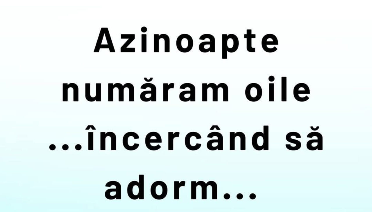 BANCUL ZILEI | Adevărul despre număratul oilor noaptea