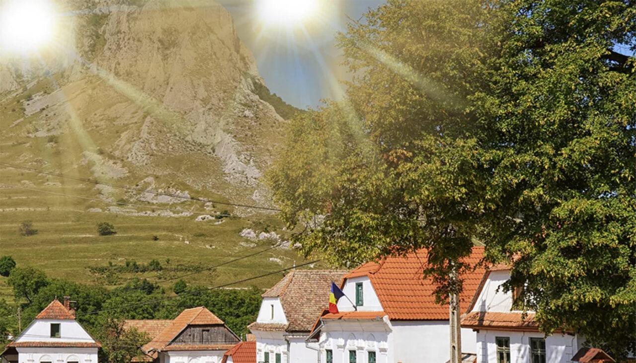Singura localitate din România unde soarele răsare de două ori