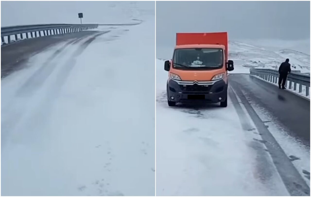 A nins pe Transalpina. Redeschiderea circulației pe drumul montan se amână