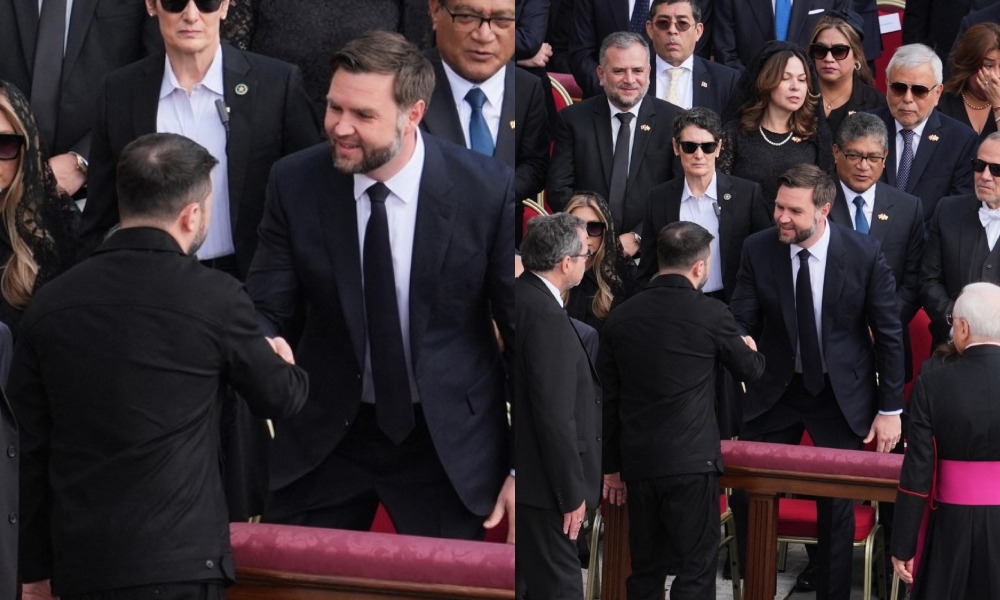 J.D. VANCE și Volodimir Zelenski și-au strâns mâna la evenimentul de inaugurare a pontificatului Papei Leon al XIV-lea, de la Vatican