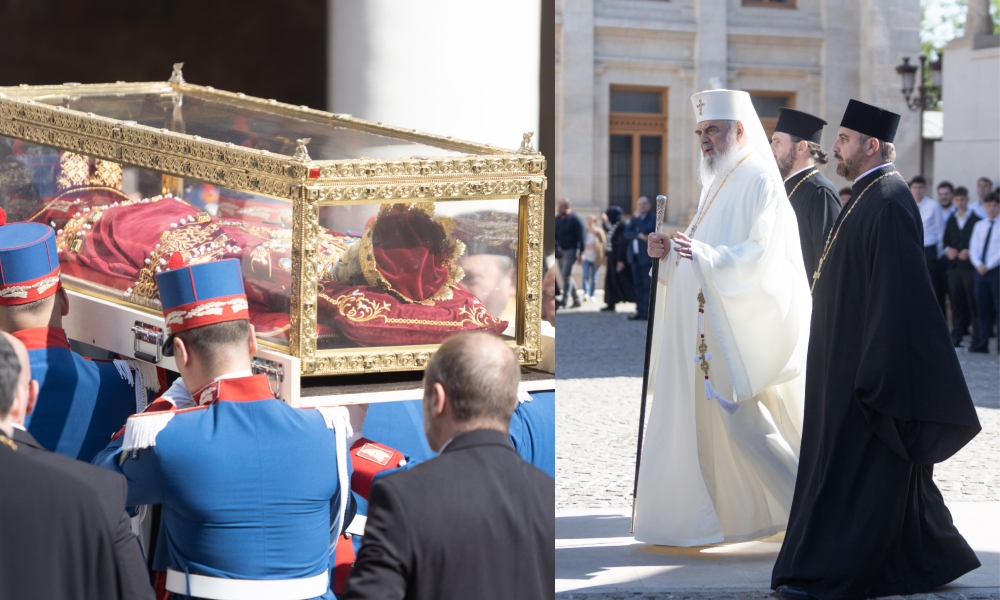 Moaştele Sfintei Împărătese Elena au ajuns la Mănăstirea Pantocrator. Mulțime impresionantă de oameni în prima zi de pelerinaj